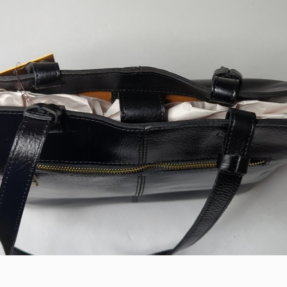 NWT BEAUTIFUL ❤️ PATRICIA NASH DANVILLE LEATHER COLOR BLOCK TOTE PURSE - Picture 8 of 9